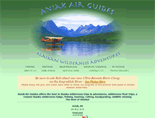 Tablet Screenshot of aniakairguides.com